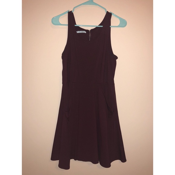 maurices burgundy dress
